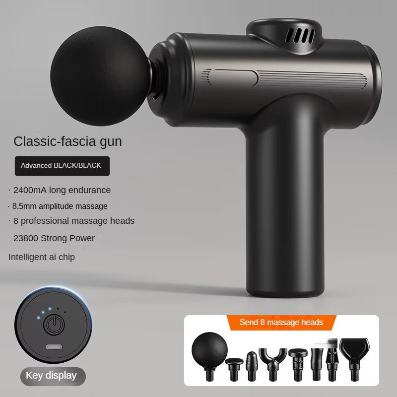 8Head USB Mini Massage Gun Fascia Machine Muscle Relaxation Vibrating Gun Rod Massage Fitness Tool Muscle Massager Gun for You
