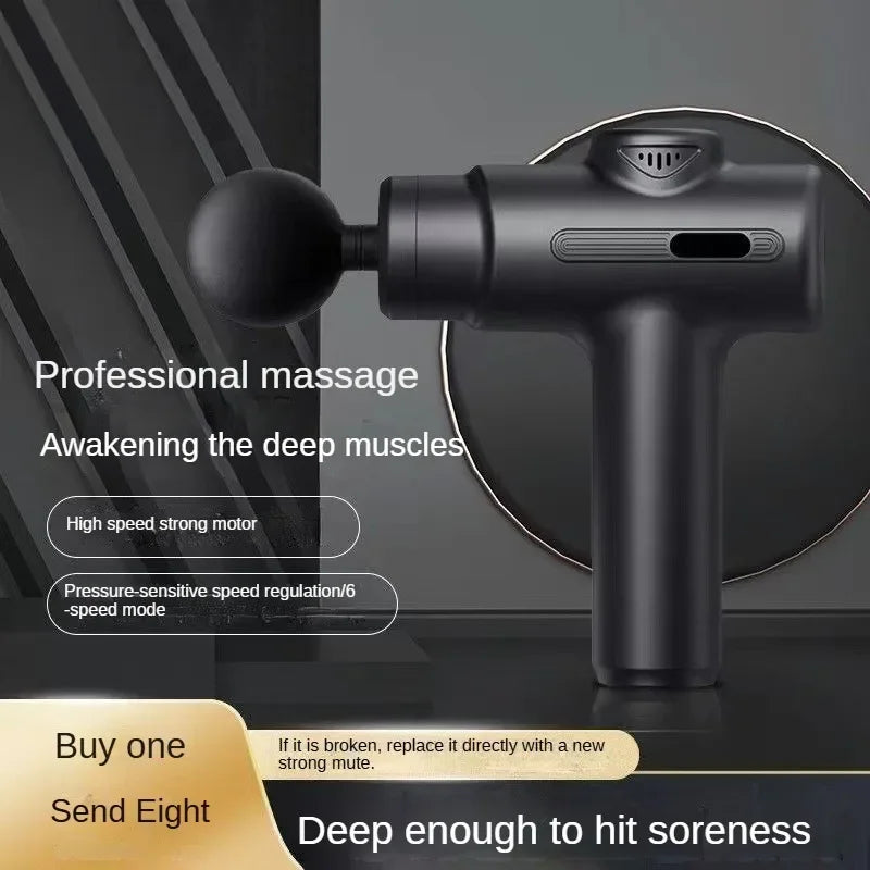 8Head USB Mini Massage Gun Fascia Machine Muscle Relaxation Vibrating Gun Rod Massage Fitness Tool Muscle Massager Gun for You