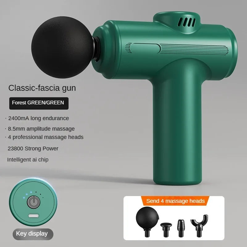 8Head USB Mini Massage Gun Fascia Machine Muscle Relaxation Vibrating Gun Rod Massage Fitness Tool Muscle Massager Gun for You