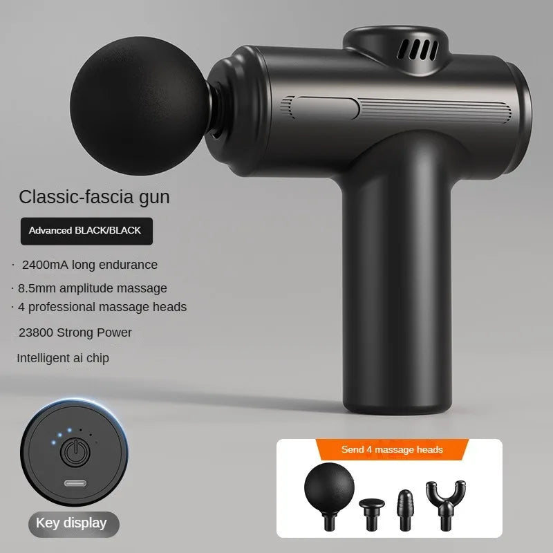 8Head USB Mini Massage Gun Fascia Machine Muscle Relaxation Vibrating Gun Rod Massage Fitness Tool Muscle Massager Gun for You